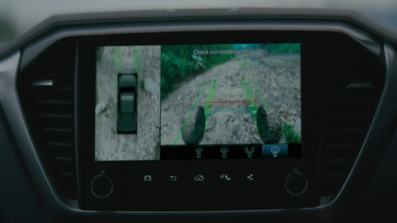 Caméra 360° Surround View de l'Isuzu D-MAX