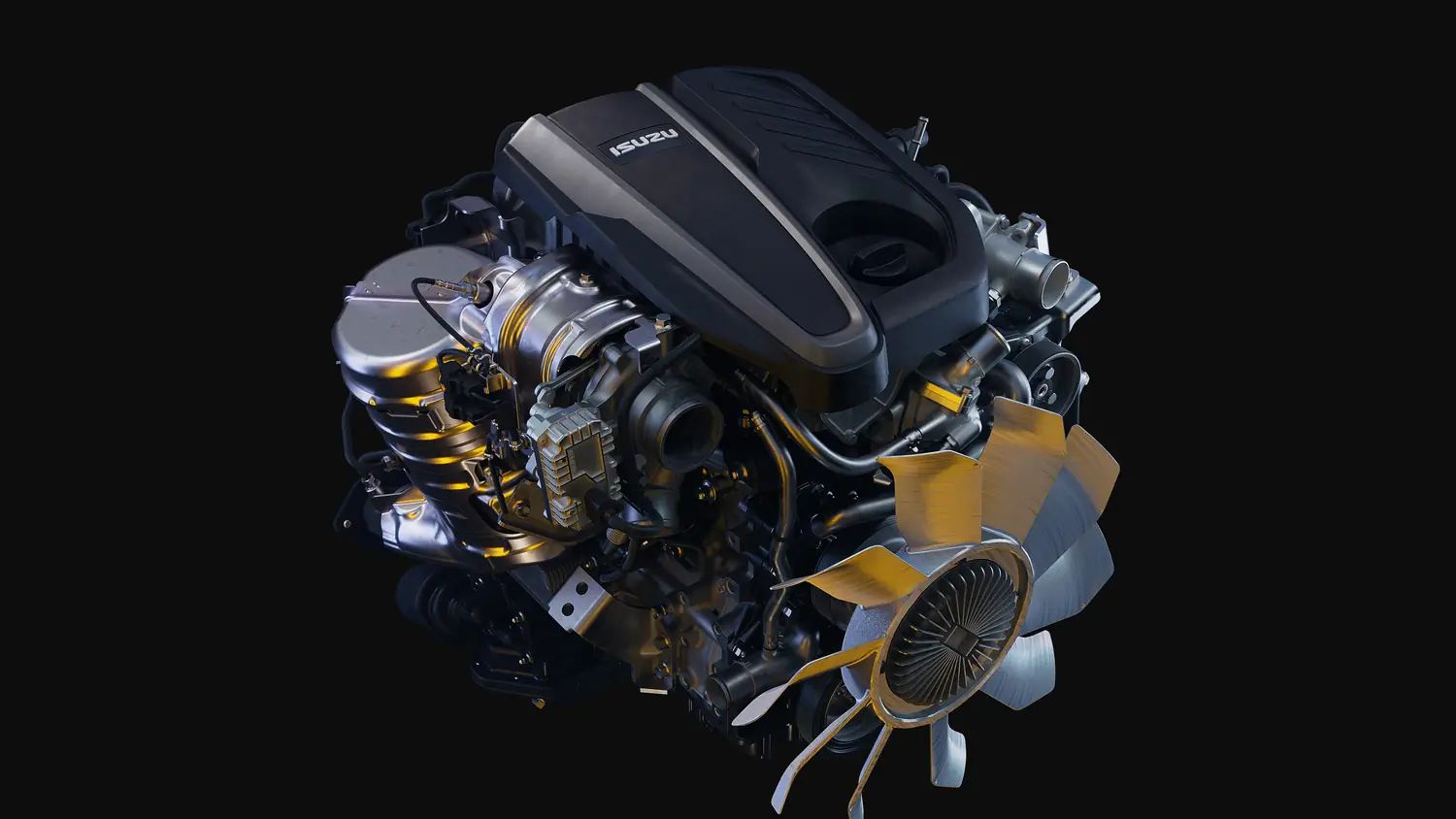Moteur 2.2L turbo diesel de l'Isuzu D-MAX